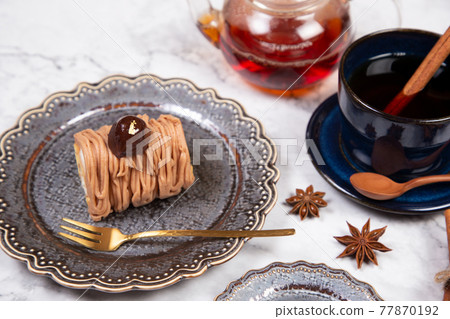 Montblanc and straight tea 77870192