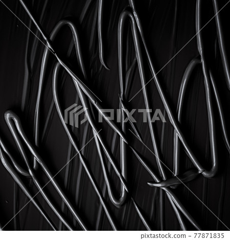 Black cream texture background, cosmetic product and makeup backdrop for luxury beauty brand, holiday banner design, abstract wall art or artistic paint brush stroke Black cream texture background, cosmetic product and makeup backdrop for luxury beauty brand, holiday banner design, abstract wall art or artistic paint brush stroke 77871835