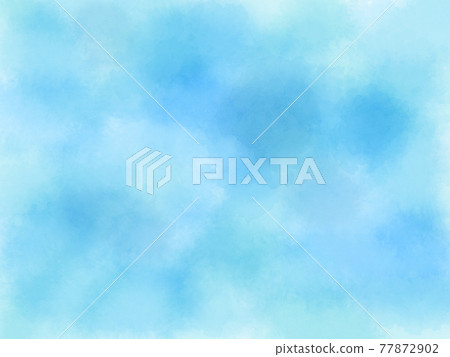 Uneven watercolor-style light blue background Uneven watercolor-style light blue background 77872902