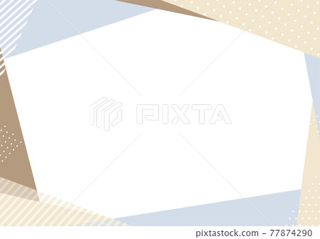 Geometric frame with a chic color scheme Geometric frame with a chic color scheme 77874290