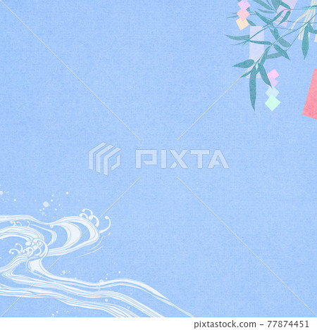 Tanabata background material Tanabata background material 77874451