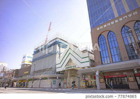 新潟市舊北光社舊址重建綜合大樓建設中 77874865