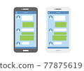 Smartphone SNS screen 77875619