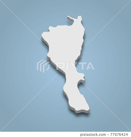 3d isometric map of Ko Similan is an island in Thailand 3d isometric map of Ko Similan is an island in Thailand 77876424