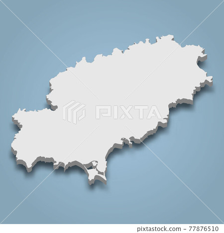 3d isometric map of Ibiza is an island in Balearic Islands 3d isometric map of Ibiza is an island in Balearic Islands 77876510