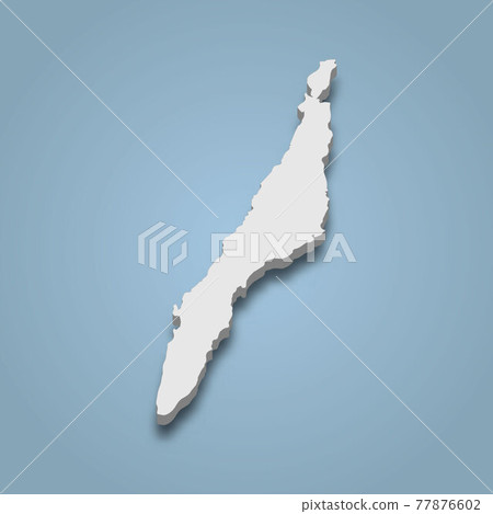 3d isometric map of Cebu is an island in Philippines 3d isometric map of Cebu is an island in Philippines 77876602