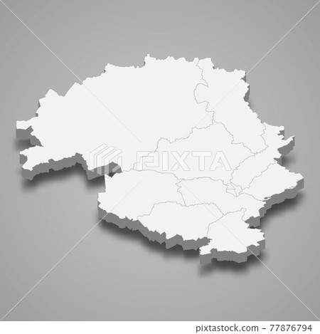 3d isometric map of Perth and Kinross is a region of Scotland, 3d isometric map of Perth and Kinross is a region of Scotland, 77876794