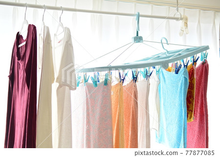 Image of laundry and indoor drying using a hoscreen Image of laundry and indoor drying using a hoscreen 77877085
