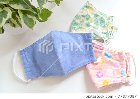 3 types of handmade 3D cloth masks ・ Infectious disease countermeasure image 3 types of handmade 3D cloth masks ・ Infectious disease countermeasure image 77877087