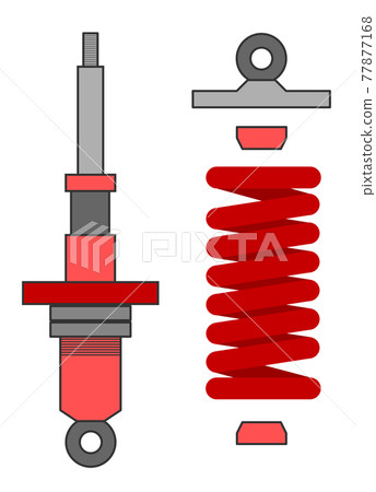 拆卸減震器維修示意圖 77877168