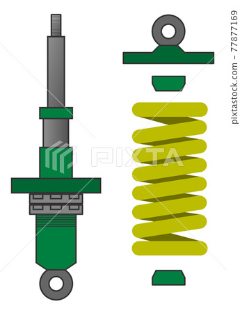 拆卸減震器維修示意圖 77877169