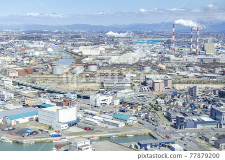 從土岐展覽館展望台看到的東區工業園區的風景 77879200