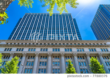 Cityscape of Tokyo Scenery around Marunouchi 2-chome 77880376