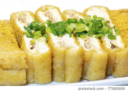 用納豆剪刀烤製的新潟特產炸栃尾 77880800