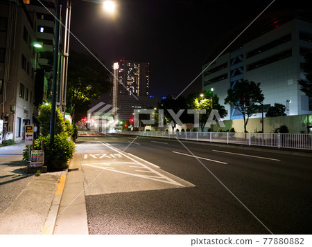 東京築地周邊夜景(2021 年 5 月) 東京築地周邊夜景(2021 年 5 月) 77880882