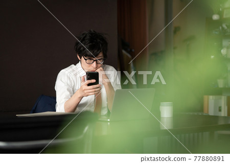商人辦公室智能手機 77880891