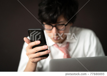 商人辦公室智能手機 77880893