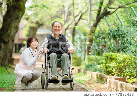 護理高級護理員新鮮綠色 77882438
