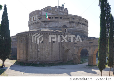 A secret passage called Passetto di Borgo that connects St. Peter's Basilica (Vatican) and Castel Sant'Angelo A secret passage called Passetto di Borgo that connects St. Peter's Basilica (Vatican) and Castel Sant'Angelo 77884146