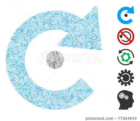 Dash Mosaic Rotation Center Icon Dash Mosaic Rotation Center Icon 77884659