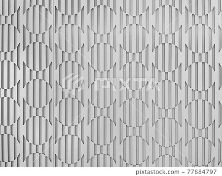 Abstract White Metal Circle Background Abstract White Metal Circle Background 77884797
