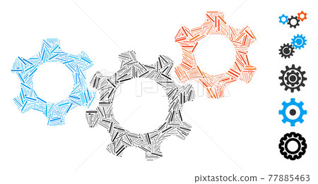 Line Mosaic Mechanics Icon Line Mosaic Mechanics Icon 77885463