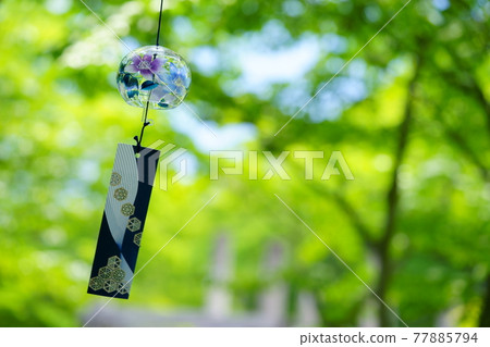 Beautiful clematis wind chime 2 Beautiful clematis wind chime 2 77885794