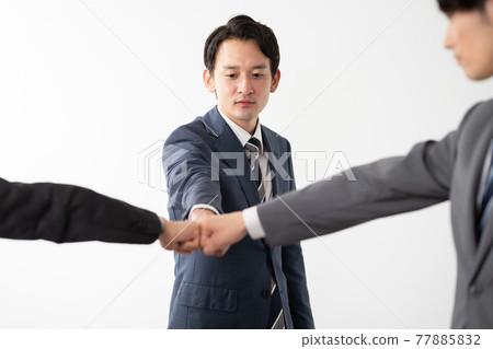 Business scene teamwork 77885832