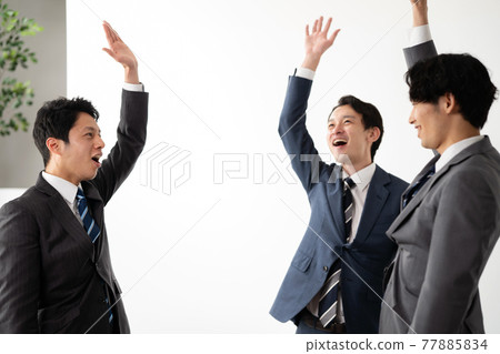 Business scene teamwork 77885834