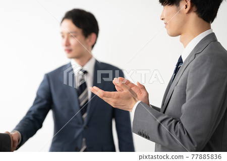 Business image handshake 77885836