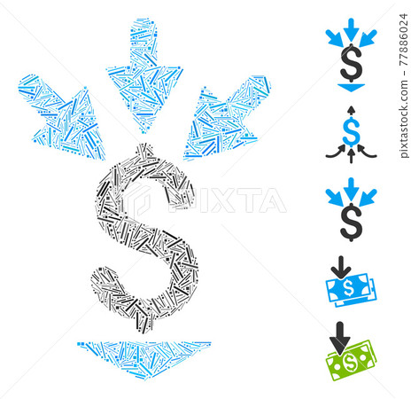 Dash Collage Integrate Payment Icon Dash Collage Integrate Payment Icon 77886024