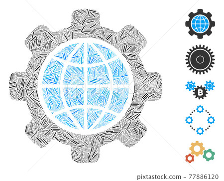 Line Mosaic Global Options Icon 77886120