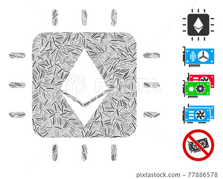 Hatch Collage Ethereum Crystal Chip Icon Hatch Collage Ethereum Crystal Chip Icon 77886578