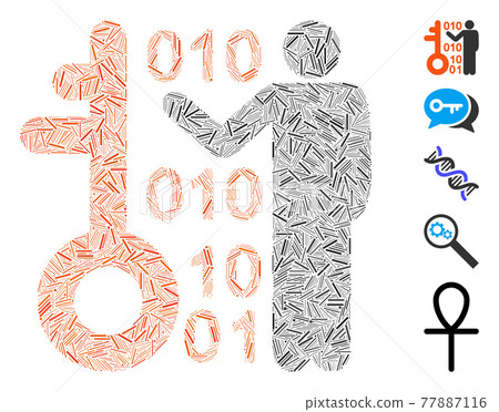 Dash Mosaic Decode Key Icon Dash Mosaic Decode Key Icon 77887116
