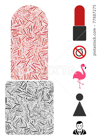 Dash Mosaic Cosmetics Icon - Stock Illustration [77887275] - PIXTA