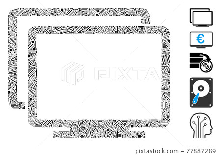 Hatch Collage Computers Icon Hatch Collage Computers Icon 77887289