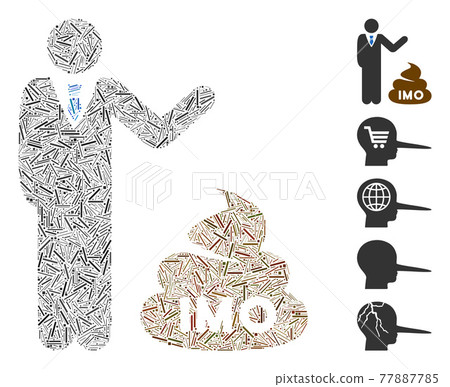 Hatch Collage Businessman Show IMO Shit Icon 77887785