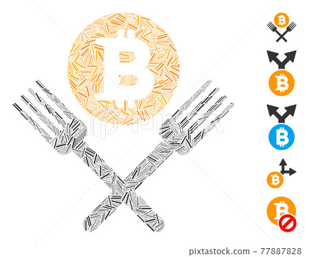 Dash Mosaic Bitcoin Forks Icon 77887828