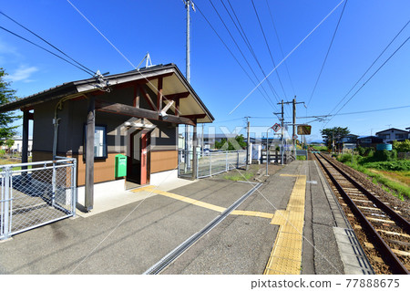 Scenery from Omagari Station to Nozoki Station on the Ou Line in the summer of 2020 and the scenery from the train window Scenery from Omagari Station to Nozoki Station on the Ou Line in the summer of 2020 and the scenery from the train window 77888675