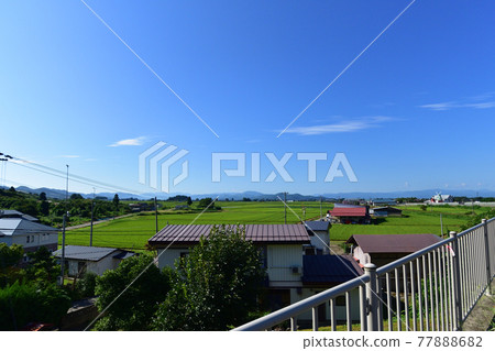 2020年夏季從奧羽線大曲站到野造站的風景和電車窗外的風景 2020年夏季從奧羽線大曲站到野造站的風景和電車窗外的風景 77888682