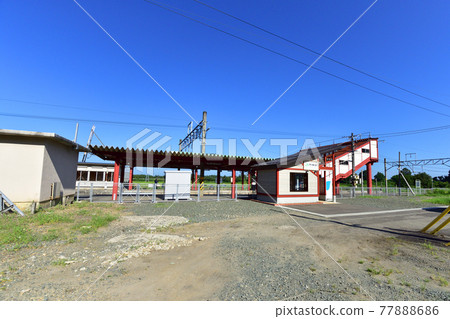 2020年夏季從奧羽線大曲站到野造站的風景和電車窗外的風景 77888686
