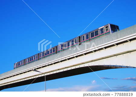Nippori-Toneri Liner crossing Ogi Ohashi 77888819