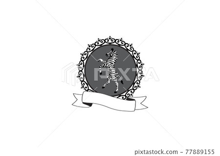 The decorated horse ring 77889155