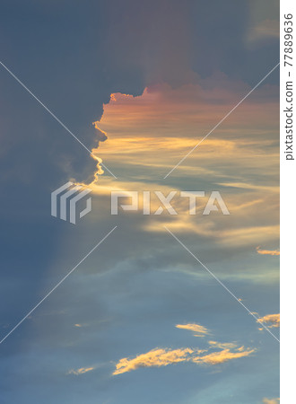 Beautiful sunset sky above clouds with dramatic light, Beautiful blazing sunset landscape. Beautiful sunset sky above clouds with dramatic light, Beautiful blazing sunset landscape. 77889636