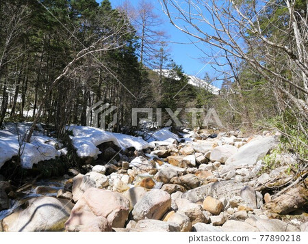 北阿爾卑斯山“全延岳”的冬季登山 77890218