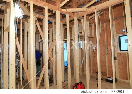 New housing construction site New housing construction site 77890334