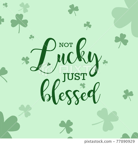 clover, greeting, patrick 77890929