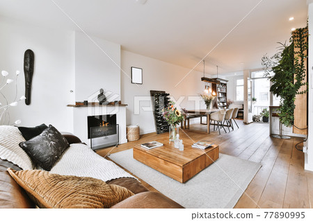 Bright living room Bright living room 77890995