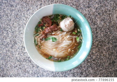 noodles, beef noodles or noodles for serve 77896155