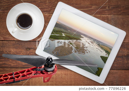 aerial photography concept - Noibrara River 77896226